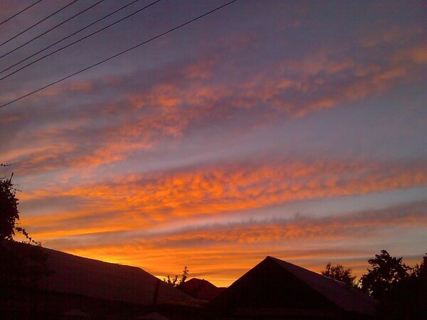 Пожар в небе