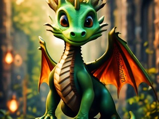 Дракончик... сделан в нейросети.