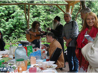 Александр Черняев в 2018 году на дне странника у Марии Карпинской