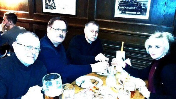 Маша, Олег, Сергей Лука и я